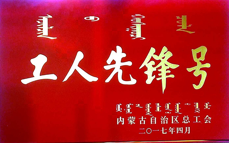 2017年4月授予丝瓜视频污股份公司動力車間工人先鋒號